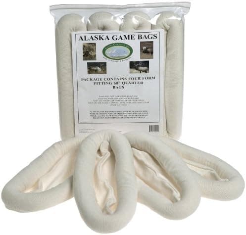 Alaska Game Moose, Elk, Caribou Rolled Quarter Bags Bags, 60-Inch (Two 4 packs)