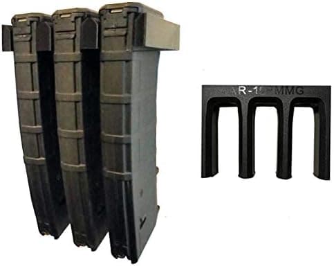 Tactical Pro Sports AR-15 PMAG Wall Mount | Magazine Display | Wall Storage Organization System | Unique Low Profile Design | Gun Safe Wall Garage | Gun Room Mounting Solution