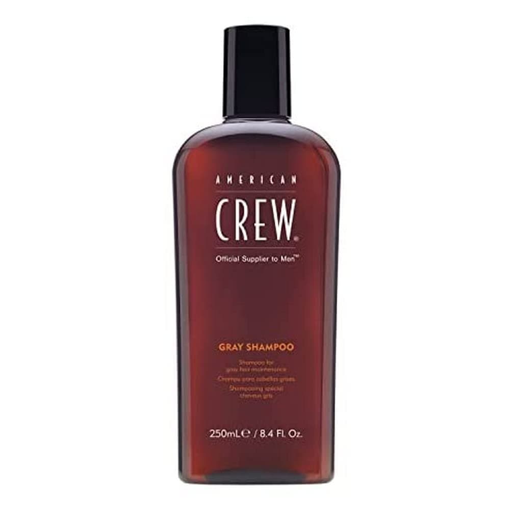 Men's Shampoo by American Crew, Optimal Maintenance for Grey Hair, Original Scent, 8.45 Fl Oz