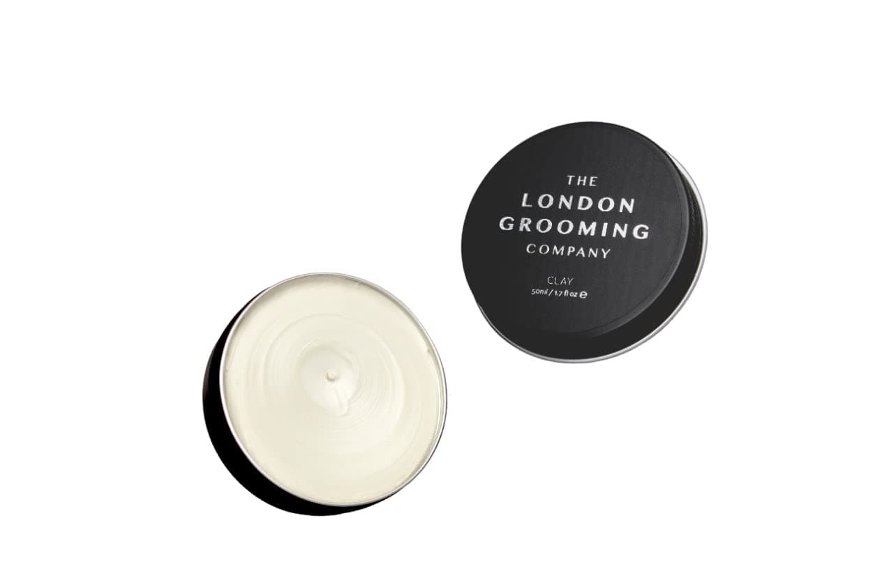 The London Grooming Company Hair Clay For Men | Firm All-Day Hold | Matte Finish | Easy To Wash Out | 1.7 Fl Oz (50ml)