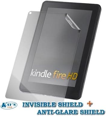 KaysCase Screen Protectors for Kindle Fire HDX 8.9" inch Tablet, Dolby Audio, 2013 Version, 2 Pack (Matte + Clear)