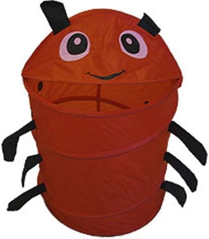 Ware Manufacturing Red Ladybug Animal Insect Nylon Hamper-Storage Basket
