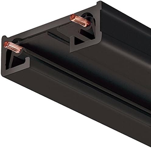 Juno Lighting R4BL LED Surface Trac Section Trac-Lites, 44-Inch, Black