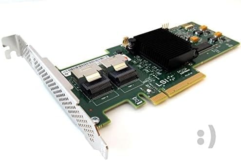 LSI 500605B RAID Controller PCI-E SAS/SATA 4-Port MegaRAID; MR SAS 8704EM2 P