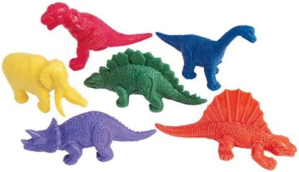Learning Resources Mini-Dino Counters - 108 Pieces, Ages 3+ Toddler Learning Toys, Dinosaurs for Toddlers, Dinosaurs Action Figure Toys, Kids' Play Dinosaur and Prehistoric Creature Figures