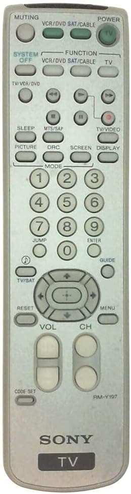 Sony 147870911 REMOTE CONTROL RM-Y197