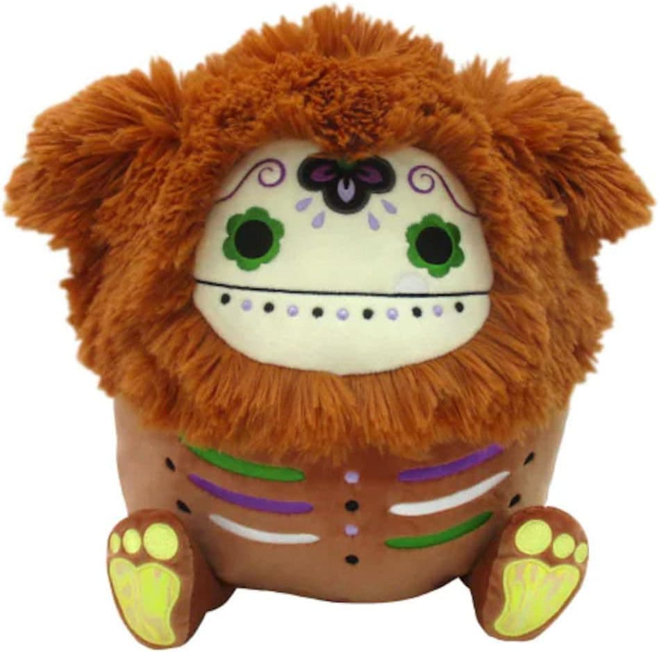Squishmallows Squishmallow Official Kellytoy Halloween Squishy Soft Plush Toy Animals (Benny Bigfoot Sugar Skull, 12 Inch)