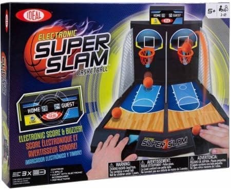 Ideal Electronic Super Slam Basketball Tabletop Game / Brings exciting arcade action straight to your home Designed for 1-2 players