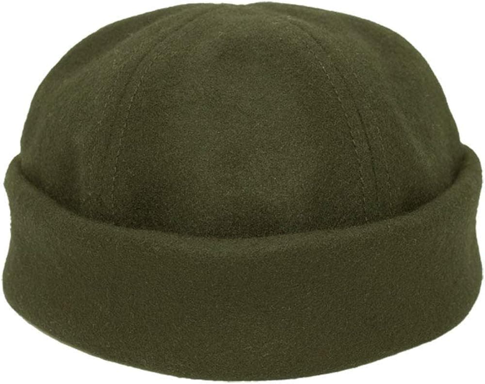 Emstate Unisex Melton Wool Skull Cap Beanie Made in USA