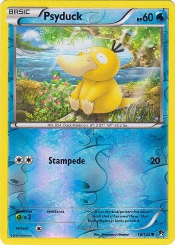 Pokemon - Psyduck (16/122) - XY Breakpoint - Reverse Holo