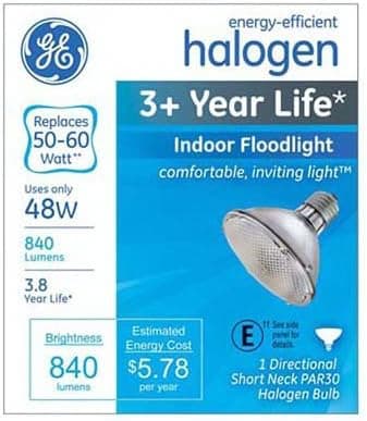 GE Lighting 76126 48 Watt PAR30 Halogen Light Bulb