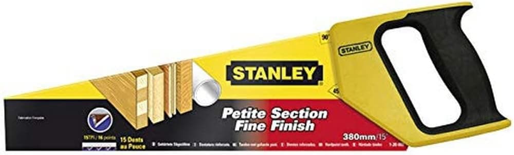 Stanley 1-20-002 Hand Saw Universal HP, Yellow/Silver