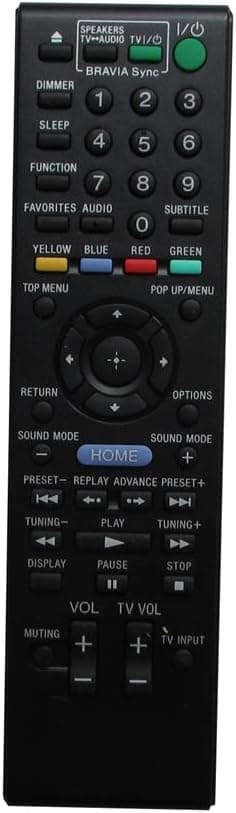 Replacement Remote Control Fit for Sony BDV-E370 BDV-E770 BDV-E870 Blu-ray DVD Home Theater AV System