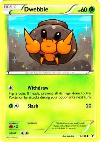 Pokemon - Dwebble (6) - BW - Noble Victories