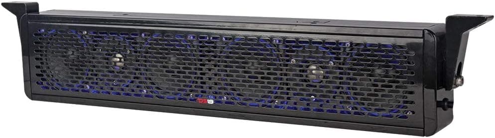DS18 SBAR25 25 Inch Hydro Sound Bar 2-Way Waterproof Speaker System with Integrated RGB Lights 200 RMS 600 Watts Max - Ideal for ATV UTV SXS Marine RZR Easy Installation