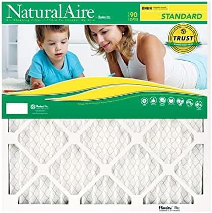 16x25x1, Naturalaire Standard Air Filter Merv 8, 84858.011625, Pack12