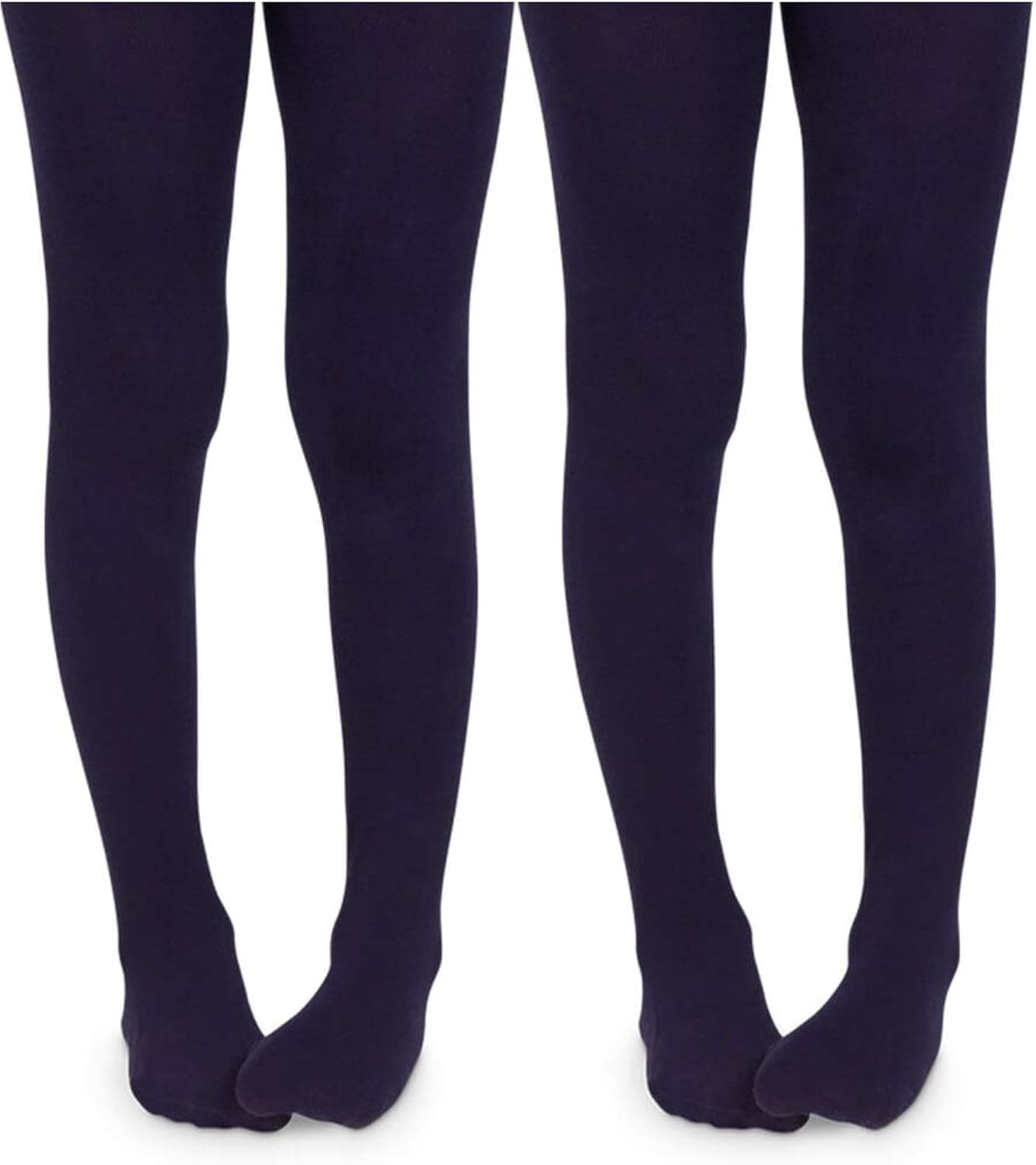 Jefferies Socks Girls Classic Cotton Tights 2 Pair Pack