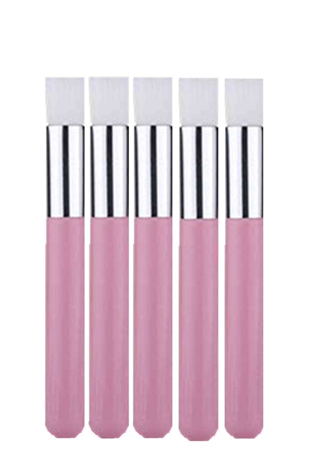 10 Pcs Pink Nose Deep Cleaning Brush Eyelash Extension Cleaning Brush Eyelash Cleanser BrushBlackhead Remover Nose Cleaning Brushes Facial Cleansing Brushes