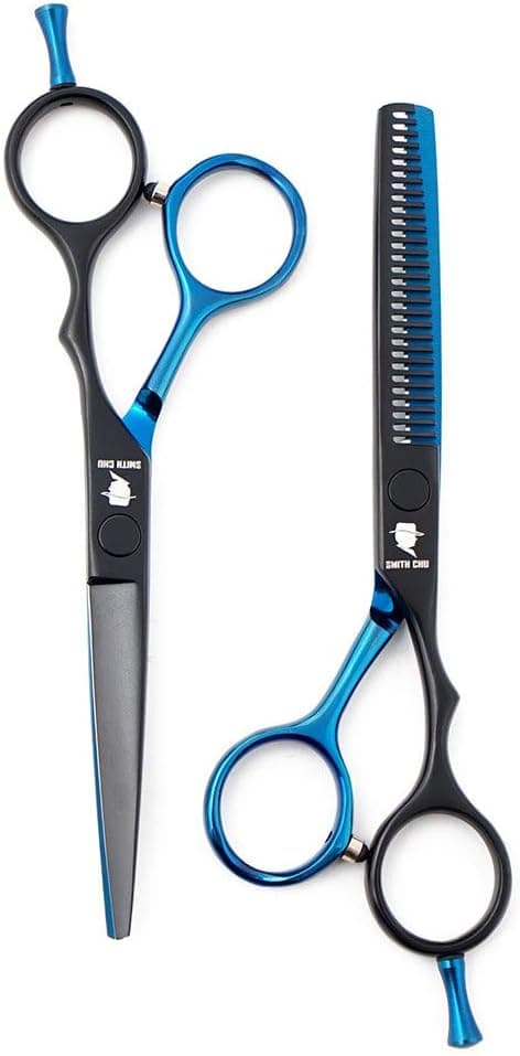 5.5 inch Hair Cutting Scissors Professional Haircutting Barber/Salon Thinning Shears Kit with Comb and Case for Men/Women