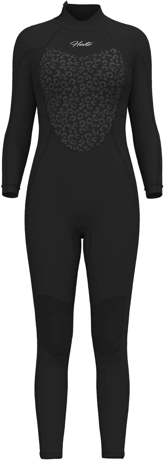 Hevto Women Wetsuits Men 3/2mm Neoprene Full Shorty Suits Surfing Swimming Diving SUP Keep Warm in Cold Water