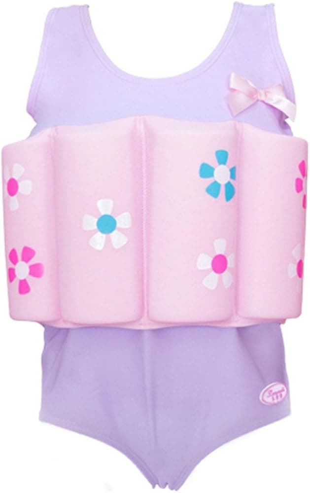 Qubskry Floatation Swimsuits with Adjustable Buoyancy for 1 to 10 Years Baby Girls and Boys