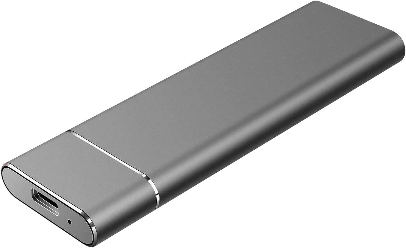External Hard Drive 1TB 2TB,Portable External Hard Drive External HDD USB 3.0 Compatible with Mac Laptop and PC(2TB Black)