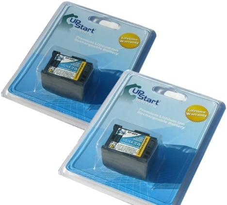 2 Pack - Replacement for Canon VIXIA HF20 Battery - Compatible with Canon BP-809 Digital Camcorder Battery (Decoded 890mAh 7.4V Lithium-Ion)