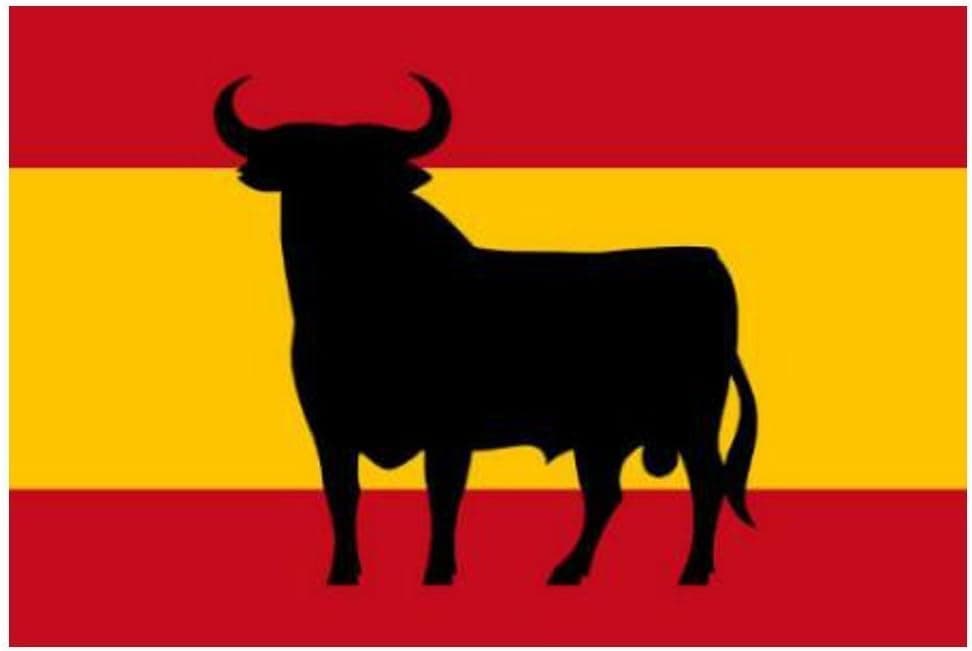 Spain Osbornes Bull Fighting 5'x3' Flag by Klicnow