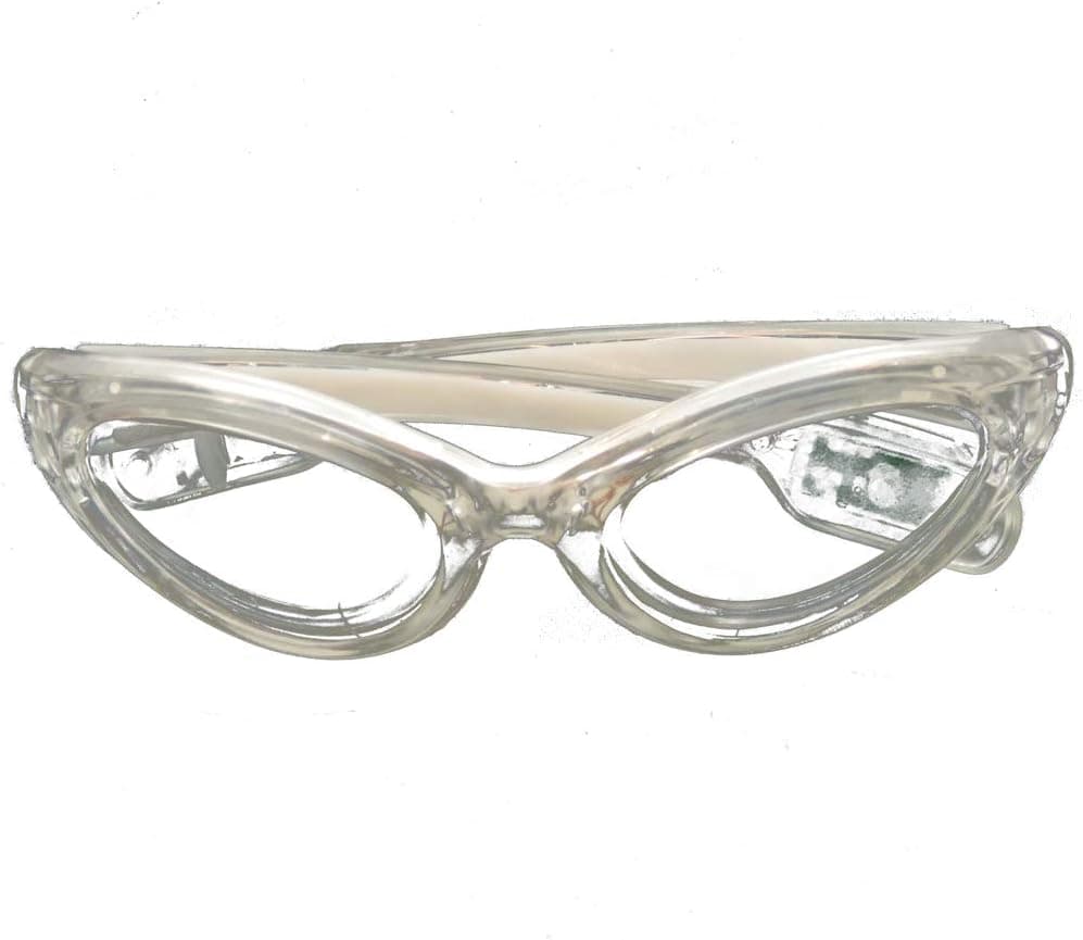 White LED Light up Flashing Novelty Party Sunglasses
