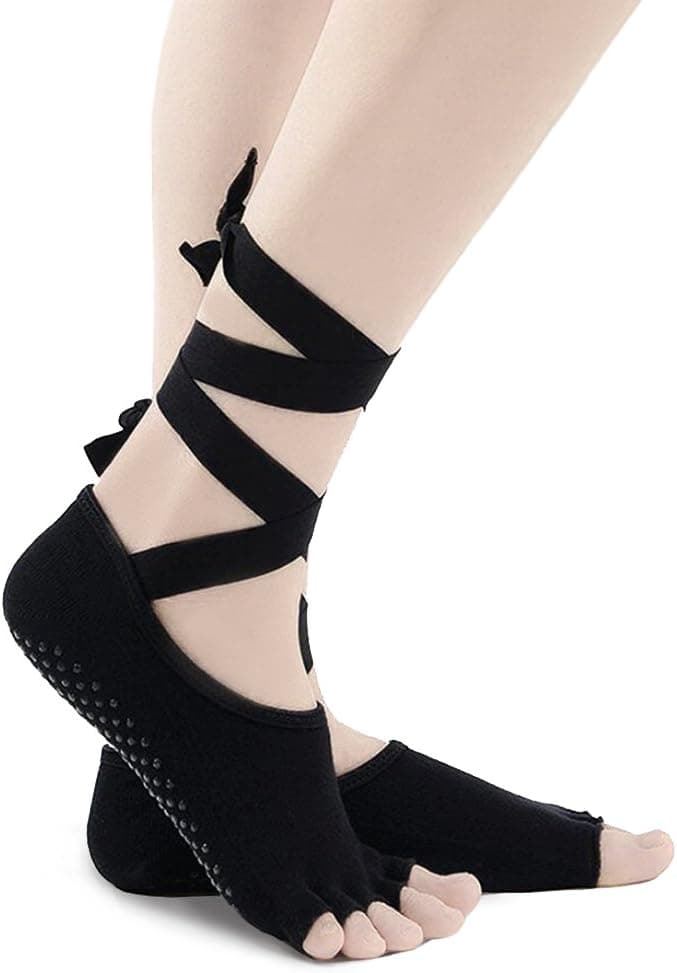 Non Slip Yoga Dance Socks with Straps Girl Women