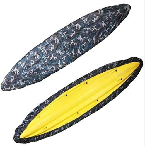 $17.80 Kayak Cover Canoe Cockpit Dust Cover, Waterproof UV Sunblock Shield Protector for Fishing Boat,Kayak,Canoe,Paddle Board 10-11.5ft, 11.5-13ft