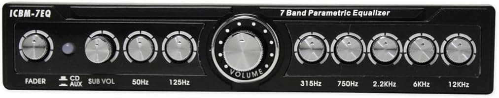 Performance Teknique Icbm7eq 7 Band Equalizer with 3 Sets of Pre-amps + and A...