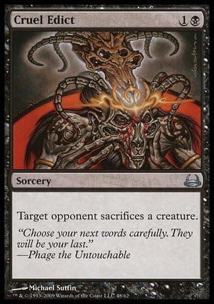 Magic The Gathering - Cruel Edict - Duel Decks: Divine vs Demonic