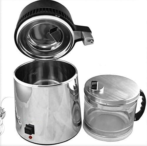 Stainless Steel Water Distiller w/Glass Collection Jar FREE 2nd Filter