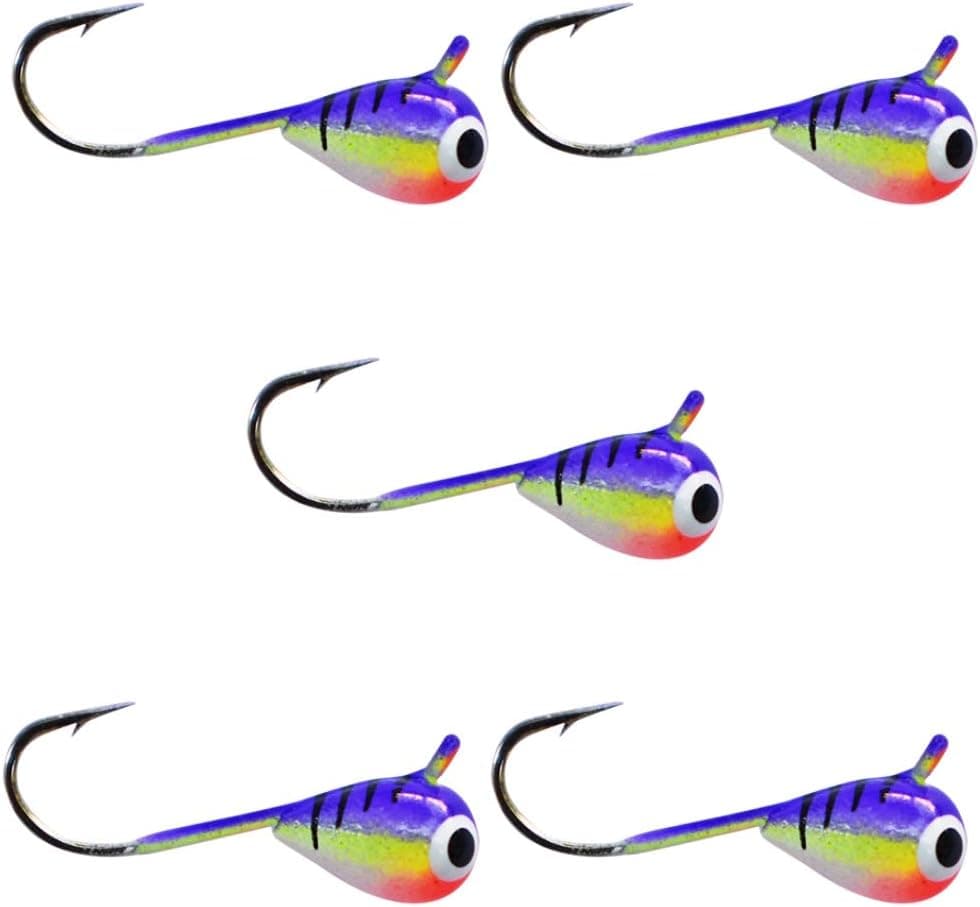 Bright UV Finish D-Style Tungsten JIGS (5-Pack)
