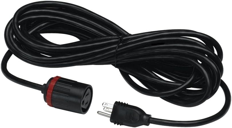 Allied Precision Ld16-50 Lockndry Outdoor Indoor 50-Feet Detachable Power Supply Cord, 16 Gauge 13-Amp Rating