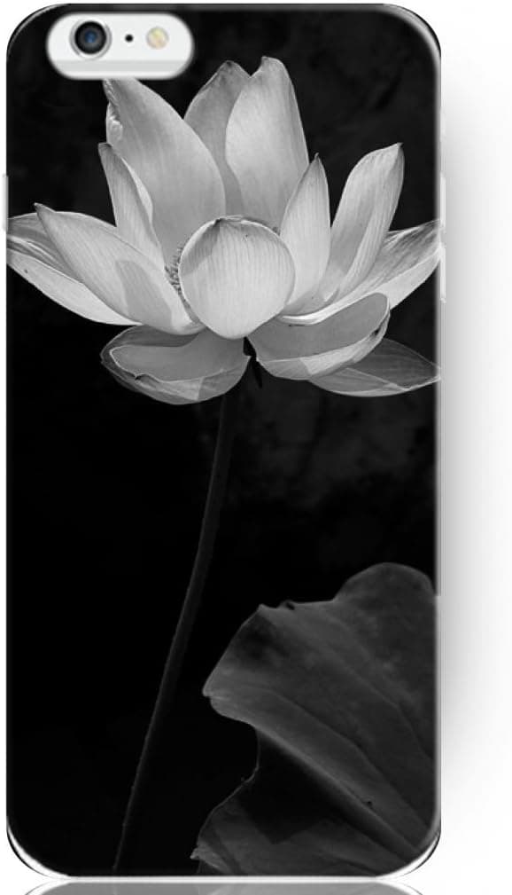 SPRAWL New Retro Vintage Design Beautiful Hard Plastic Snap on Slim Fit 5.5 Inch Iphone 6 plus Case Pure White Elegant Lotus