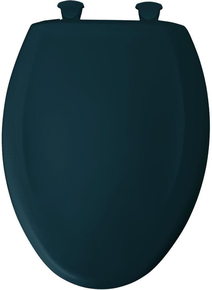 Bemis 1200SLOWT 325 Slow Sta-Tite Elongated Closed Front Toilet Seat, Verde Green