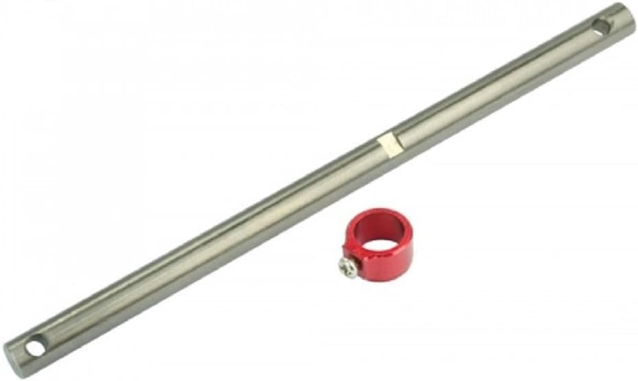 Precision Titanium Main Shaft/Collar, Red: 200SRX