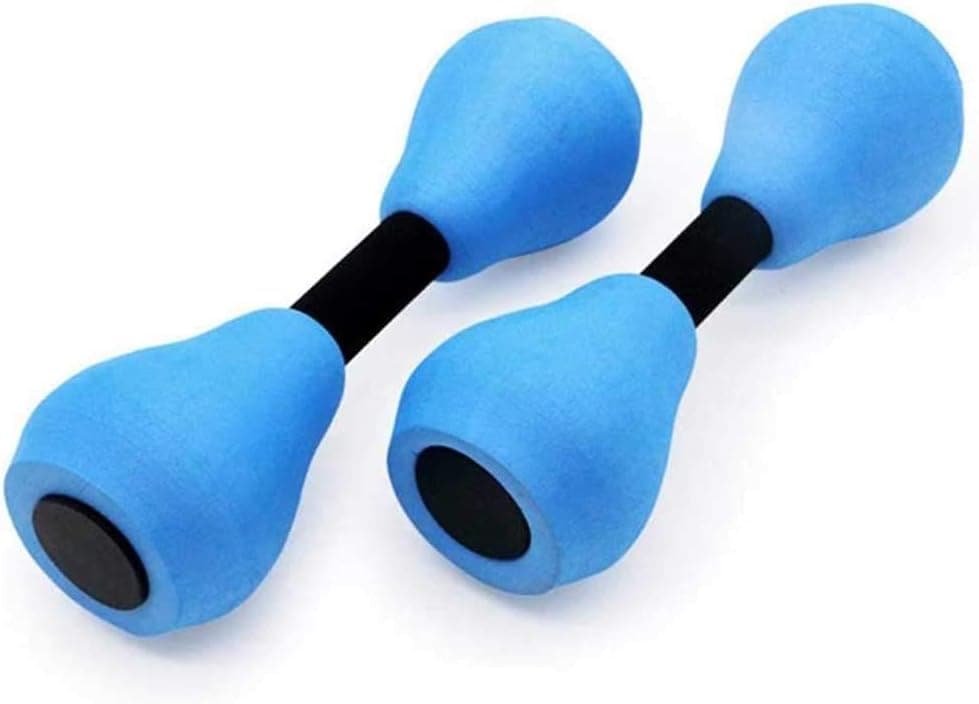yidexin 1Pair Aquatic Exercise Dumbells Water Aerobic Exercise Foam Dumbbells Pool Resistance for Adults, Kids,Water Fitness Equipment for Weight Loss