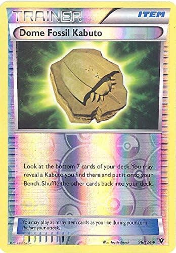 Pokemon - Dome Fossil Kabuto (96/124) - XY Fates Collide - Reverse Holo