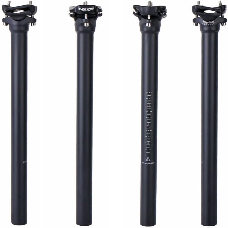 FAST- DEER Carbon Seat Post Road/MTB Seat Post UD Black 27.2/31.6 Offset 0° Weight 145g