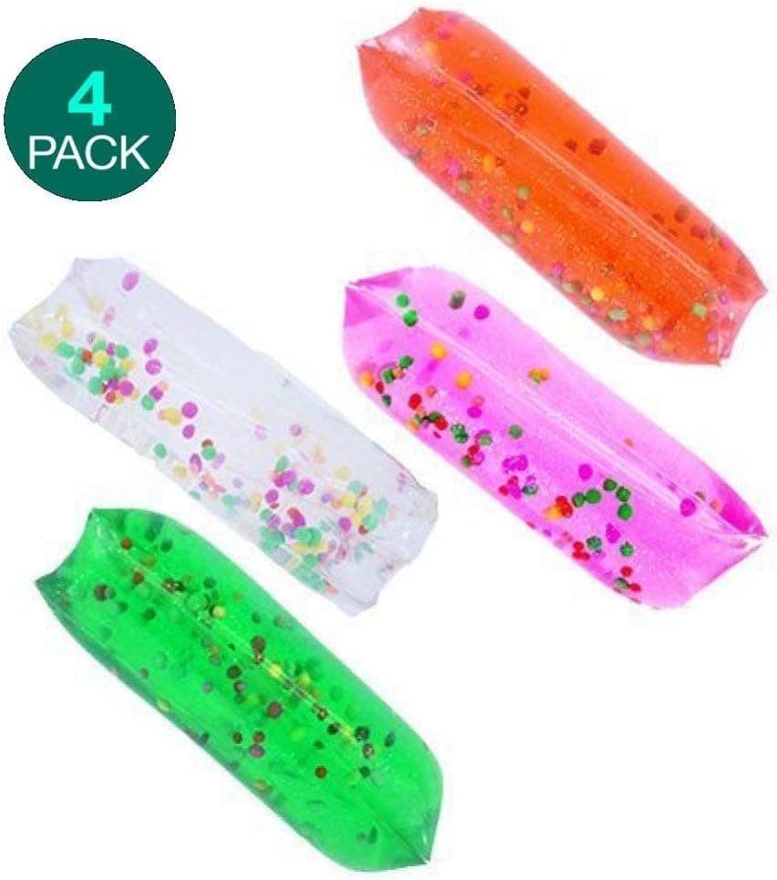 Top Race Water Snake Water Wigglies with Colorful Beads Set of 4