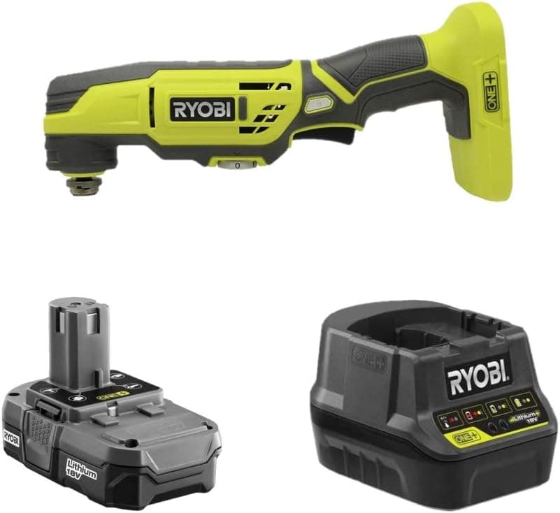 Ryobi 18-Volt Cordless P343 Multi-Tool Kit with Battery and Charger (NO Retail Packaging, Bulk Packaged)