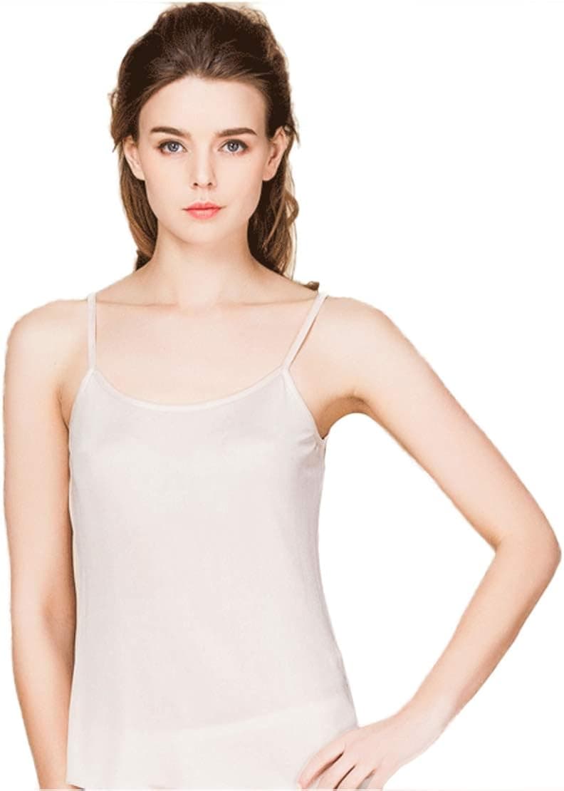 CLC Women's Mulberry Silk Camisole Tank Tops Spaghetti Strap