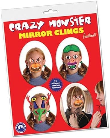 Crazy Monster Mirror Clings