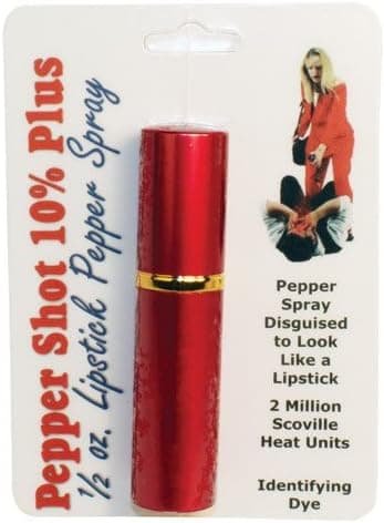 Pepper Shot Lipstick Pepper Spray - Red