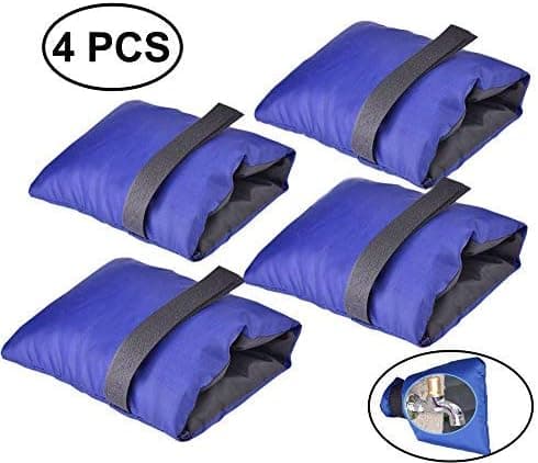 AllGoodWare Outdoor Faucet Cover Sock, 4 Pack Water Faucet Protector for Winter Freeze Protection-(Blue)