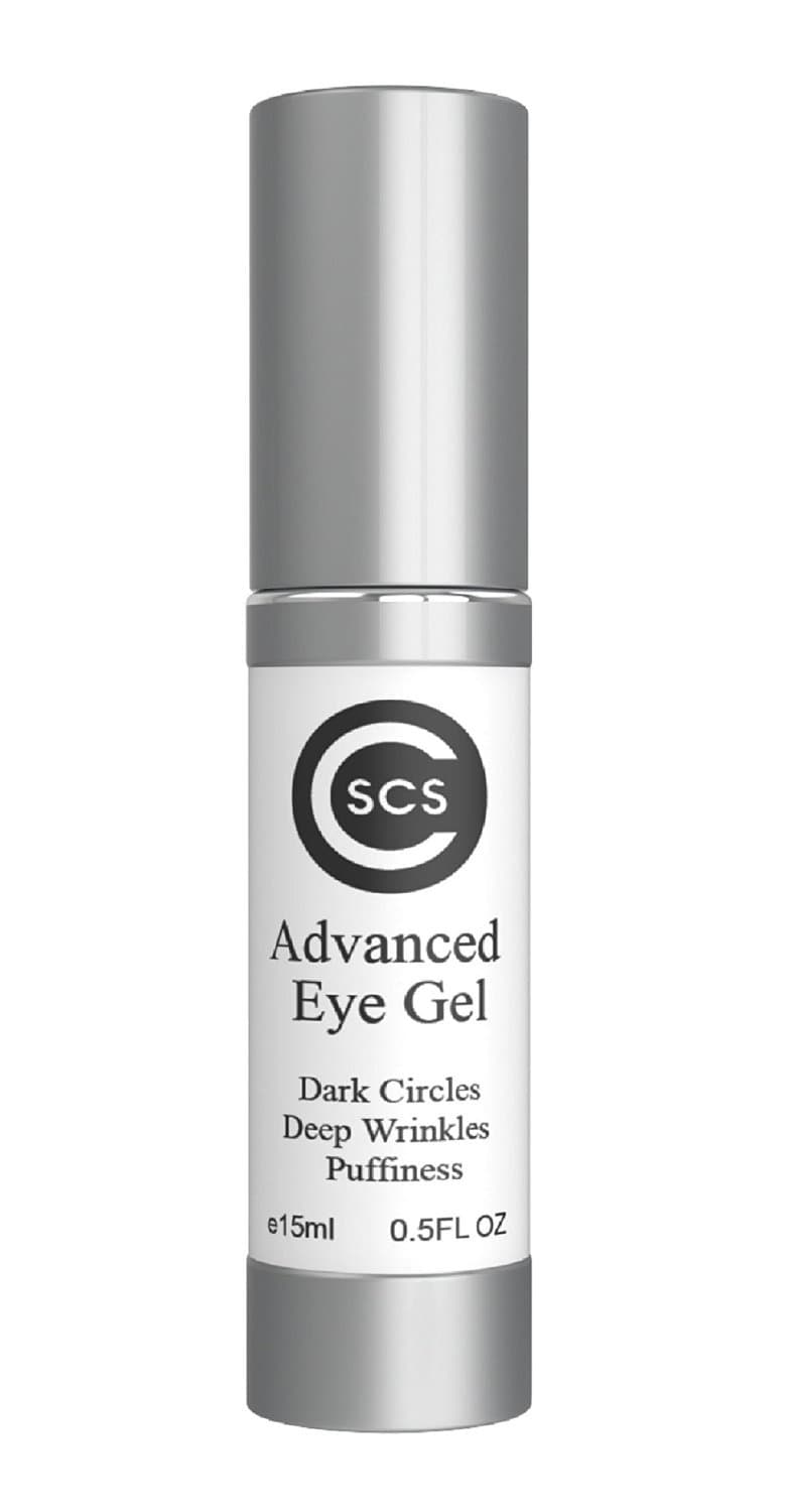CSCS Advanced Eye Gel - Anti Aging Eye Cream for Removing and Reducing Dark Circles, Puffiness, Eye Bags, Crow's Feet, Fine Lines, and Wrinkles Around Eyes - NOTICE RESULTS IN AS LITTLE AS 2-3 WEEKS