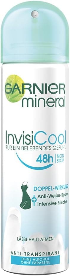 Garnier Spray Deodorant Invisi Mineral Intensive Frisch -150 Ml